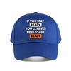 Motivational Ready Quote Wall Art Baseball Cap Fashion Unisex Sunhat Womens Outdoor Sports