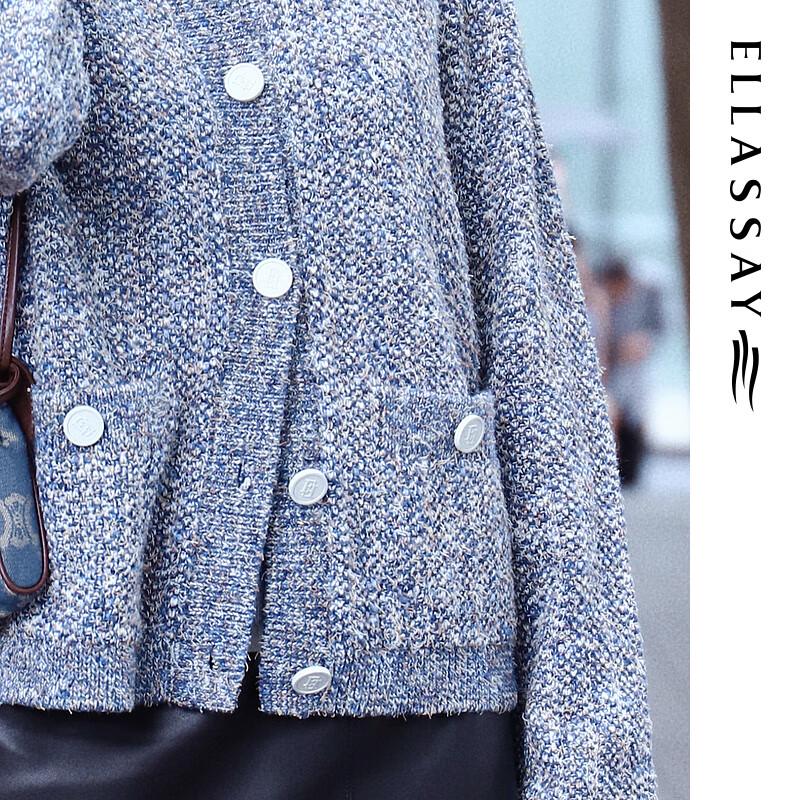 ELLASSAY Women's Soft Knit Long Sleeve Top