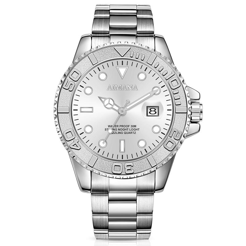 Top Luxury Man Watch Waterproof Luminous Date Men Watch Stainless Steel Male Clock Sport Fashion Men's Quartz Watches