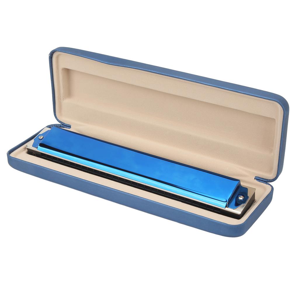 28 Hole Polyphonic C Key Harmonica Multi Point Support Firm Structure Harmonica C Mouth Organ for