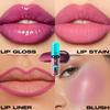 YOUNG VISION 6-Color Lip Gloss Avocado Moisturizing Lip Glaze Lightweight Non-Sticky Hydrating Smooth Pigmented