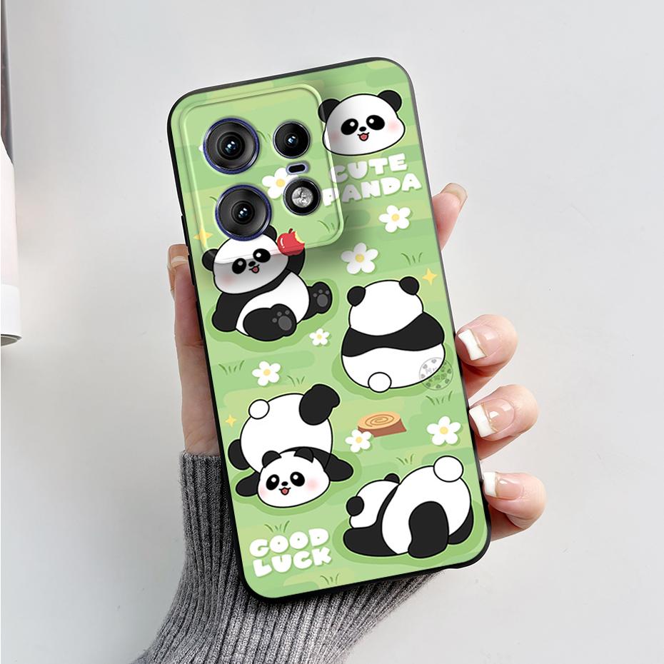 For Motorola Edge 50 Pro Ultra Fusion Case Stylish Pattern Soft Silicone Back Cover for Moto Edge 50 Pro Ultra Fusion Capa Funda