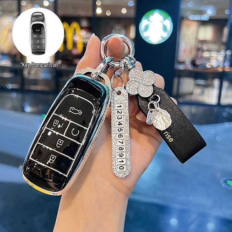 Key Case for GAC AION Y/S/Xuan 580/Mei 630 LX PLUS V Buckle Shell