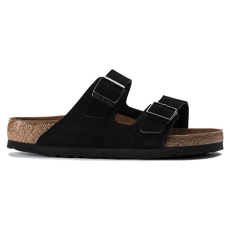 Birkenstock Arizona Soft Footbed Suede 'Black' 0951321