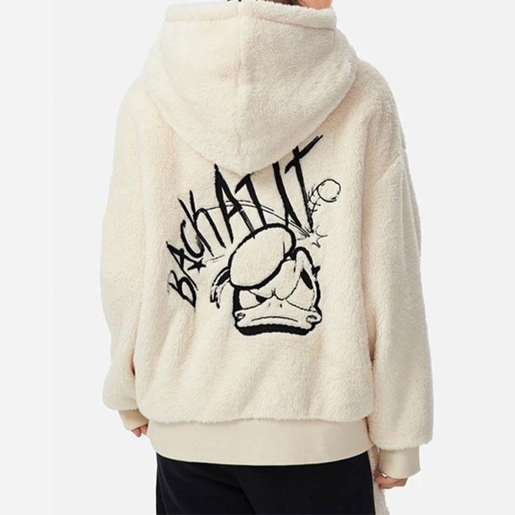 Li-Ning Li Ning X Disney Sweatshirts Women's Swan White Hooded Thickened Regular AWDR684-1