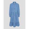 Binpolleidiseu [Reedition] Hedge Denim Volume Sleeve Dress Blue (Bf5271S01P)
