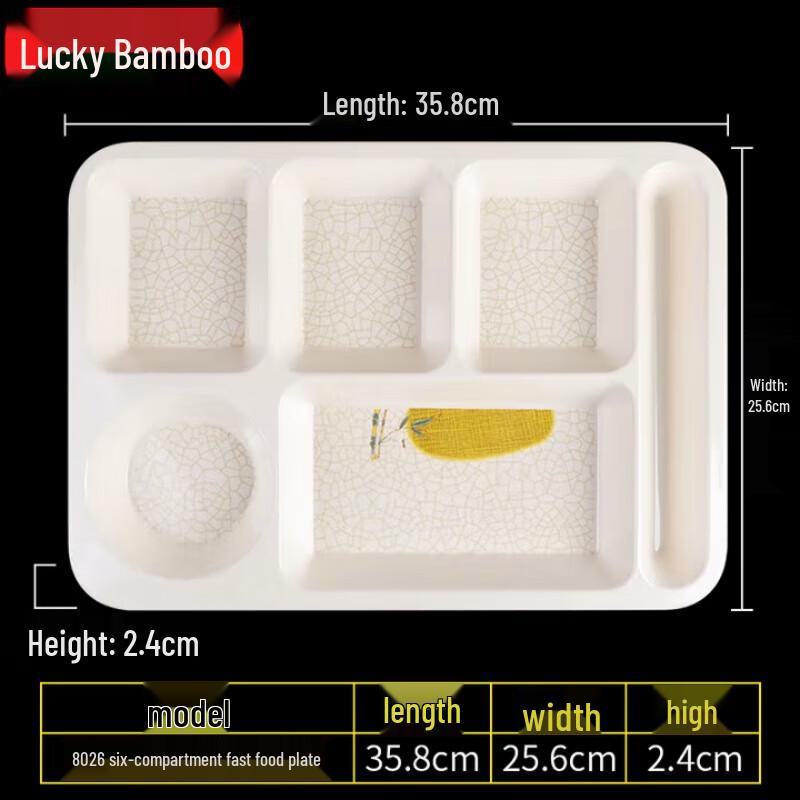 Melamine Divided Serving Plate