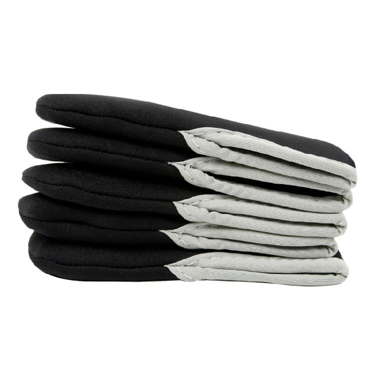 10Pcs Golf Head Headcovers with Window Display, Neoprene Golf Iron Head Covers