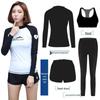 SBART Women's Long Sleeve Rash Guard & Wetsuit Set