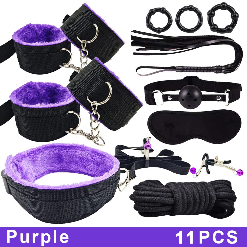 8/11/15PCS Set Sex Toys for Adults 18 Couples Anal Plug Vibrator Handcuffs Gag Set Sex Games Exotic Accessories Sexules Toys