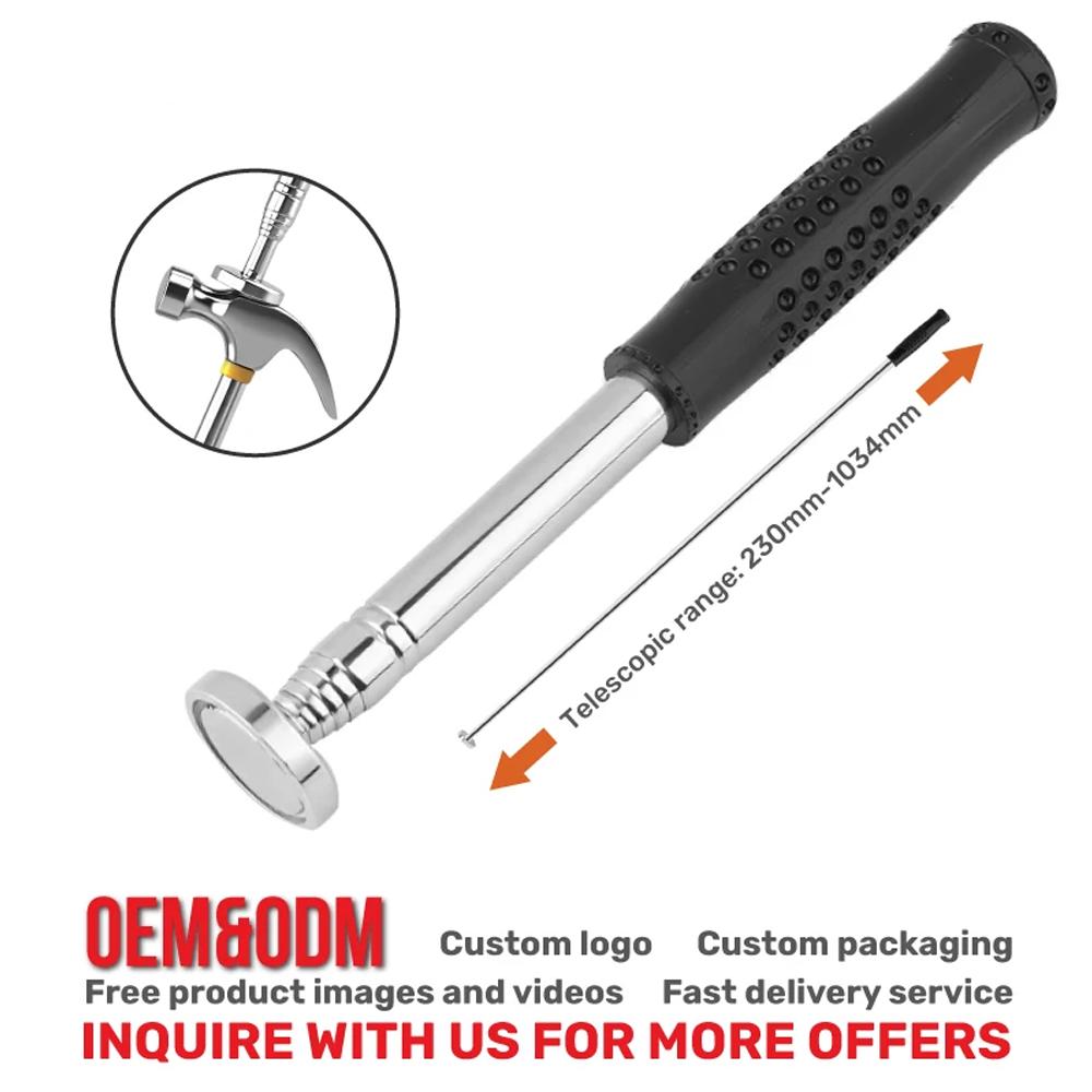 50LB Strong Magnetic Retractable Telescopic Stainless Steel Pen Style Pickup Magnet Stick Tool for Hard To Reach