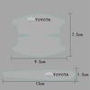 VTHD8 For Toyota Supra Alphard 86 8Pcs Car Door Bowl Handle Protective Sticker Anti-collision Strip Mirai Prado Vellfire Crown Sequoia