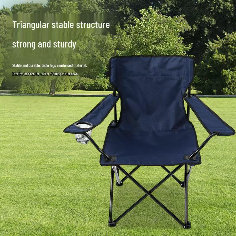 Outdoor Folding Armchair for Camping, Beach, Fishing, and Barbecue Activities