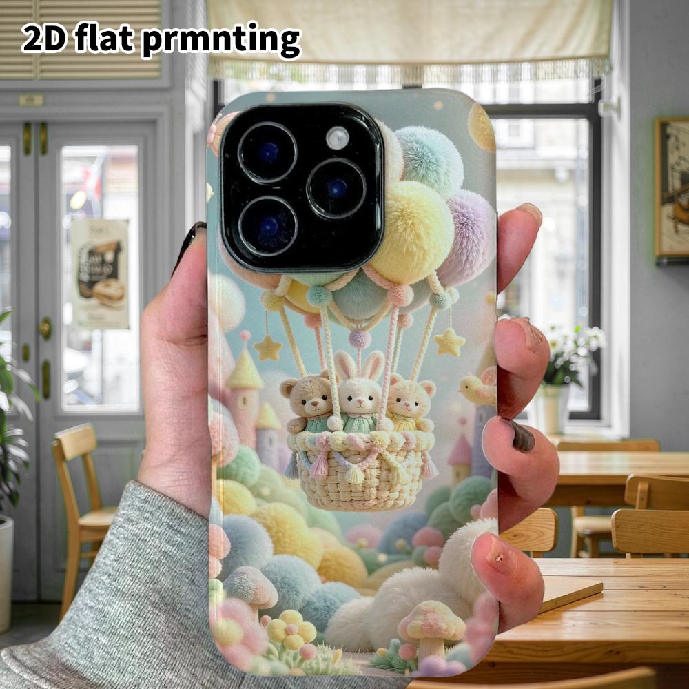 Phone Case: 2D flat, suitable for iPhone 18 17 16 15 14 13 12Pro protective case, Fantasy Journey, perfect Christmas and Halloween holiday gift