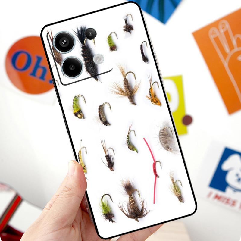 Bassangelköder Haken Tackle Hülle Für Xiaomi Redmi Note 14 10 11 12 13 15 Pro Plus Hülle Für Redmi 15 15C 13C 12C 10C 14C