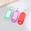 10Pcs Multicolor Keychain Key Id Label Tags Luggage Id Tags El Number Classification Card Key Rings Keychain Random Colors