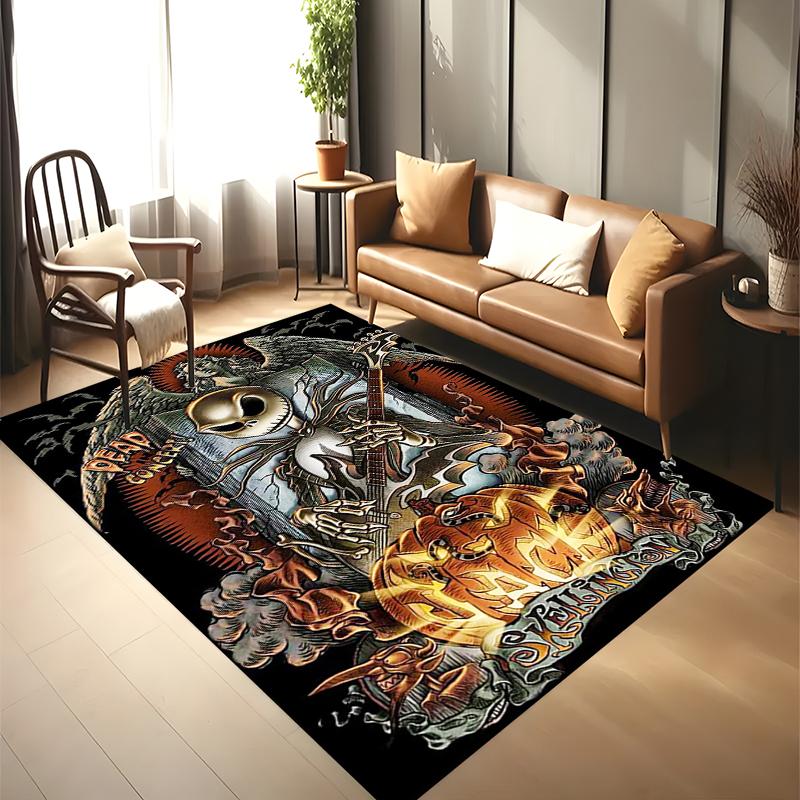 2026 Nuovo Cartone Animato di Natale The Nightmare Before Tappeto Regalo per Camera da Letto Soggiorno Casa Decorazione Divano, Decorazione per Bambini Tappetino per Pavimento