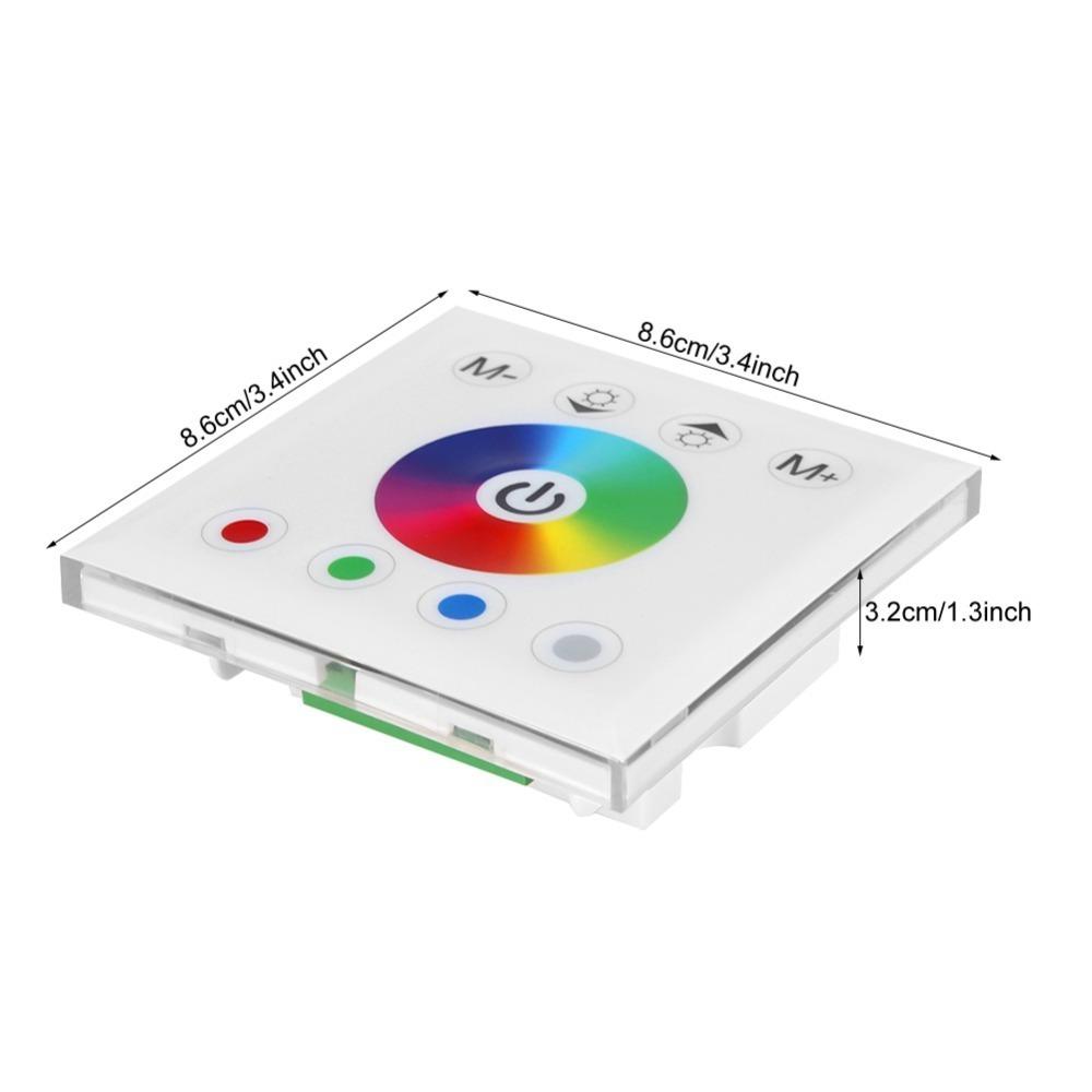 Capacitive Touch LED Touch Panel Controller Touch Panel Dimmer  Wall Mounted Installation