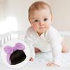 Baby Wig Headband with Bowknot Bangs Decor Elastic Cotton Hair Band Comfortable Hairpiece Baby Girls Hair Accessories