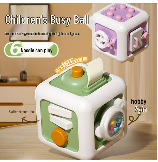 

Cross-border Popular Montessori Magic Cube: Toddler Motion & Thinking Toys for Finger Exercise and Educational Fun