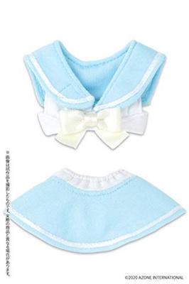 Pureneemo PNS Zeilmeisje Bikini Set Wit x Lichtblauw 1/6 (voor poppen)
