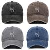 Bad Rabbit Embroidered Cotton Twill Baseball Cap With Adjustable Fit For Daily Use