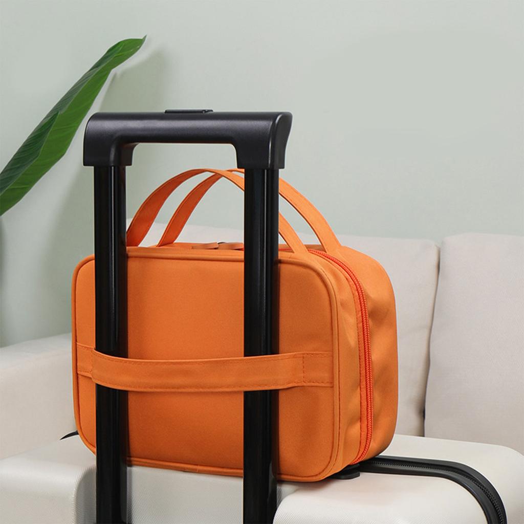 Multifunctional Storage Bag Cosmetic Tool Organizer Large Capacity Toiletry Bag Easy to Clean Travel Makeup Holder