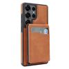 Case for Galaxy S26 Ultra - Leather/PU, Brown, With Stand