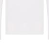 Emporio Armani Ss24 Solid Color Letter Logo Embroidered Crew Neck Casual Long Sleeve T-Shirt Men tops White 111984-4F511-00010