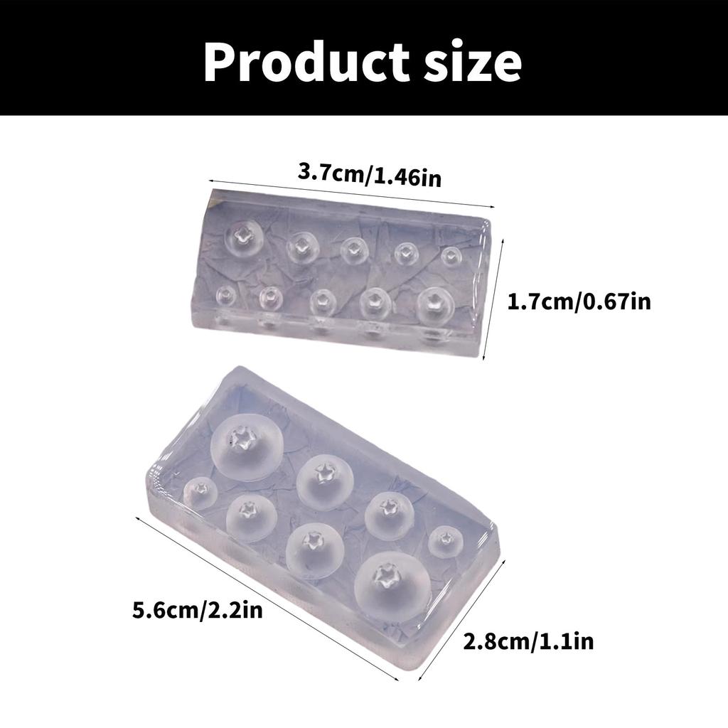 Flexibel Robust Silikon Epoxi Blåbärs Kasterform Möbler Formad Bricka Diskar Formar för Hantverk och Hemdekoration