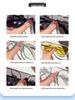 Trendy Retro Korean One-Piece Concave Sunglasses for Men & Women