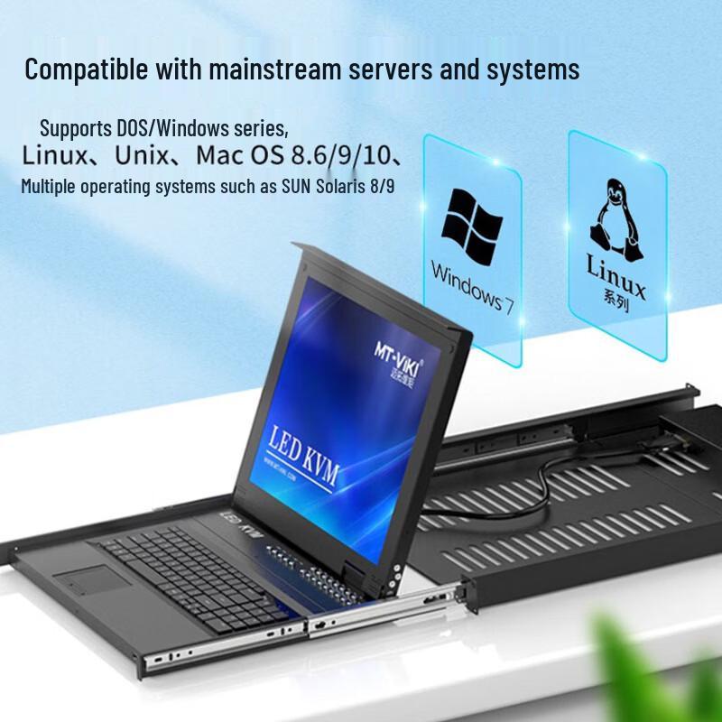 MT-viki KVM Switch with 17-inch LED Display