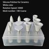 Jnsur Dental Dentistry Polishing Kit 12Pcs Silicone Grinding Heads For Low Speed Handpiece Ceramic/Composite/Metal/Alloy Teeth