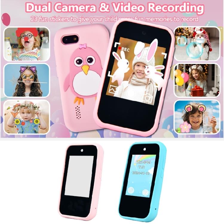 Mini Double Camera Auto Focusing Digital Camera for Kids, Encouraging Photography Skills from Age 3+