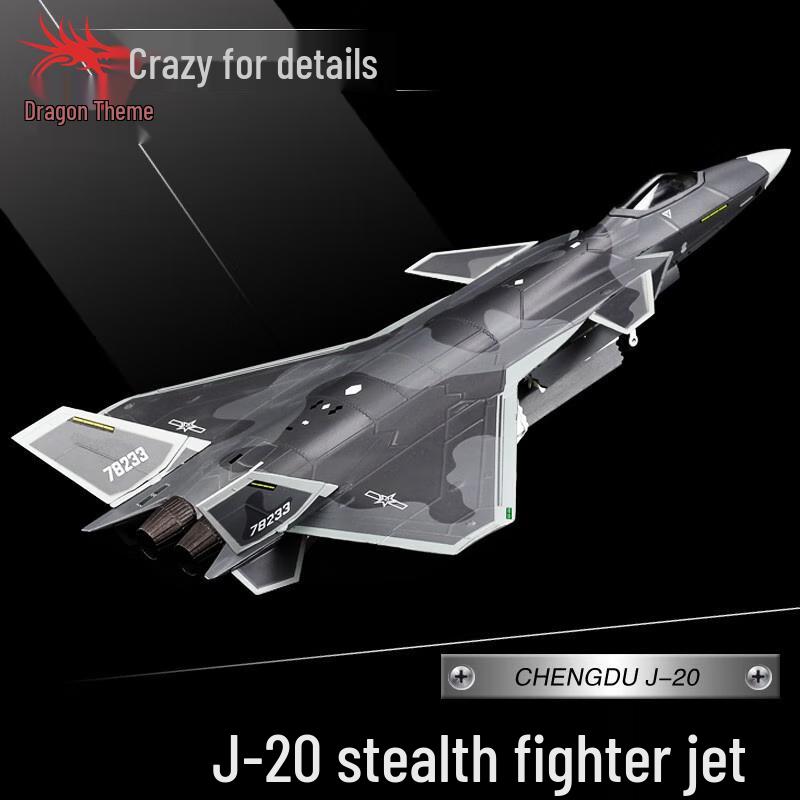 J-20 Fighter Jet Scale Model