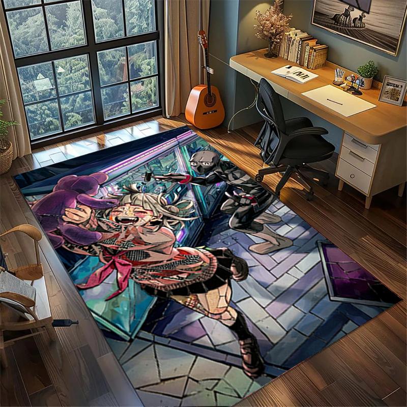 

My Hero Academia Bedroom Floor Mat Large Area Non Slip Washable Rug Gamer Room Decor 60x90cm