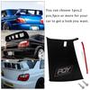 1 Pieces PQY Rear Wing Spoiler Support Stabilizer for Subaru STi 04-07 With PQY Sticker