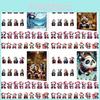 Christmas Holiday Countdown Blind Box With Whimsical Panda Acrylic Keychain For Gift Exchange