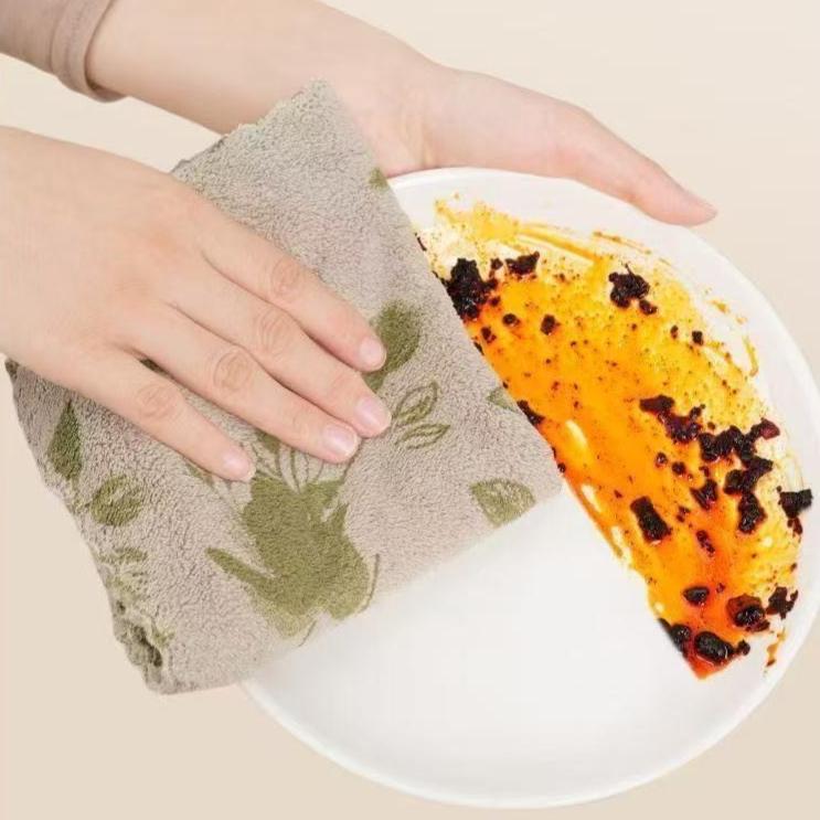 Sponge Dish Cloth 10 Pack Absorbent Thickened Kitchen Cleaning Towel