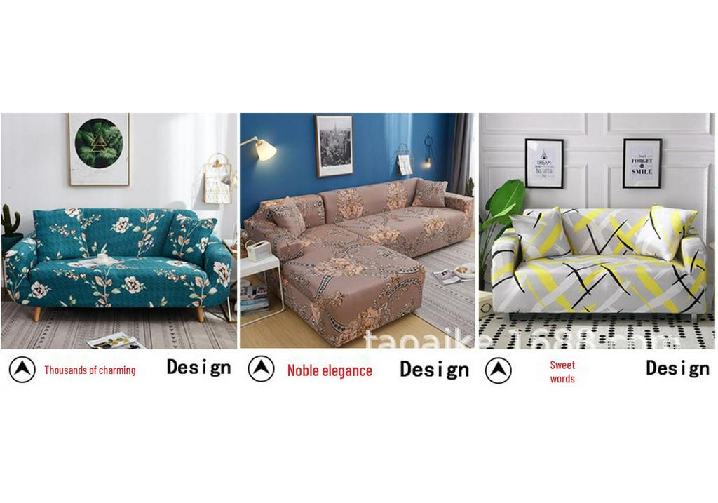 Universal Stretch Non-Slip Sofa Cover, Full Coverage & Dustproof for All Seasons