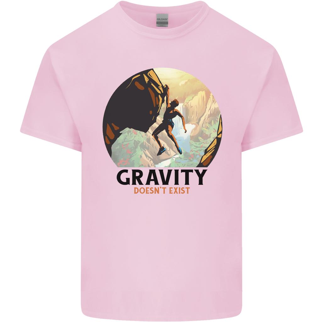 Rock Climbing Gravity Doesnt Exist Climber Unisexs Light Cotton TShirt
