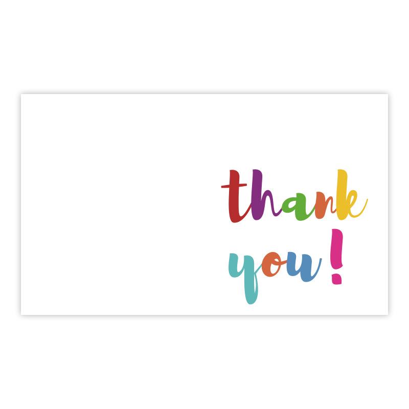 50 tk Kraftpaberist Tänukaarti | Tühjad Tervitus- ja Postkaardid | Täiuslikud Käsitsi Kirjutatud Sõnumite ja Kaunistuste jaoks