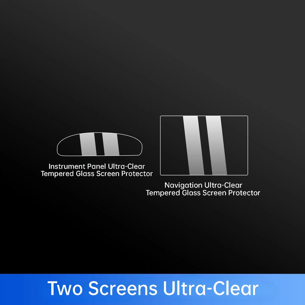 For Zeekr 001 2026 Car Center Console Protective Film Navigation Screen Tempered Film Interior Modification Accessories