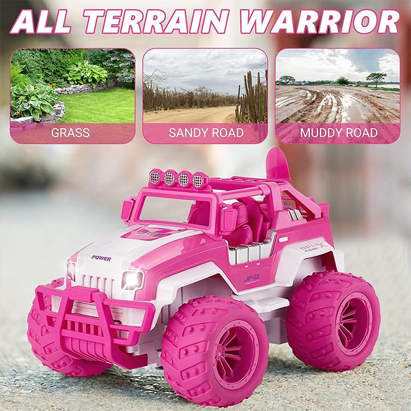 Remote Control Off-road Vehicle Pink Girl Toy Remote Control Car Climbing Car Children Boy Girl Toy Car Gift