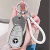 SFX1  Car Key Case Cover for Mercedes Benz 2022 C S Class W206 W223 S350 C260 C300 S400 S450 S500 TPU Shell Fob Holder Protector