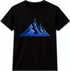 Mountain Graphic T Shirt Minimalist Peaks Nature Outdoor Adventure Tee