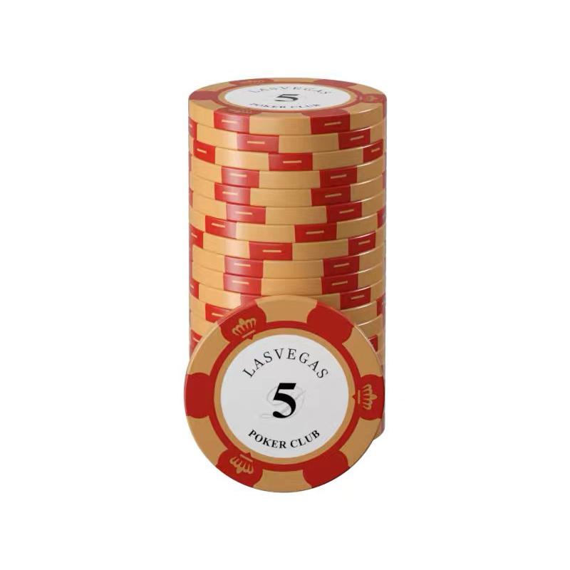 Texas Hold'Em Chip Coin Baccarat Plastic Card Chess Room Special Token Money Chip Cards Used For Playing Mahjong