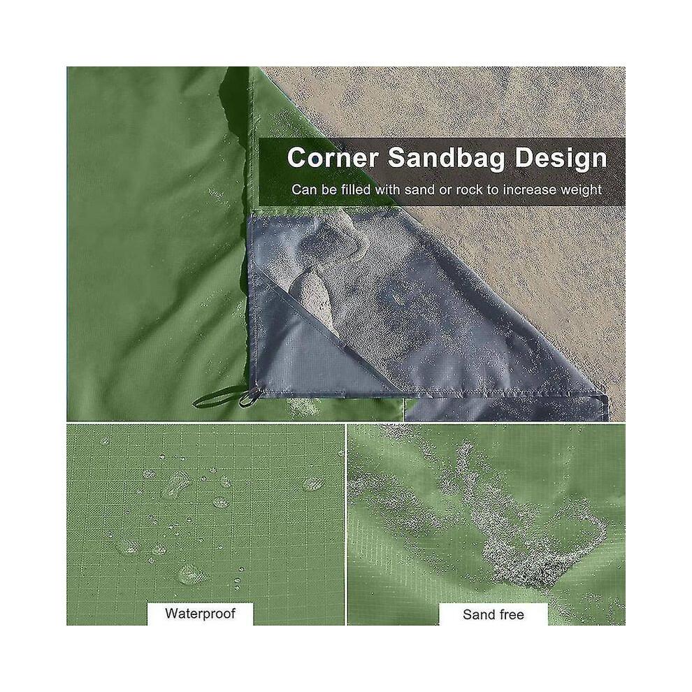 Sand-proof Beach Blanket, Picnic Blanket, Waterproof And Windproof, Lightweight And Quick-drying Beach Blanket