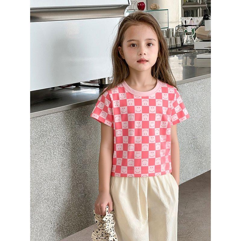 Summer New Korean-Style Short-Sleeve Sport Printed Children's Clothing