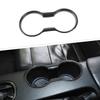 For Ford Mustang carbon fiber cup holder cover frame Car interior accessories decoration 2026 2026 2020 2016 2017 2018 2019